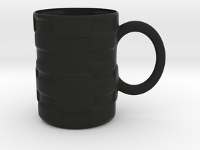 Decorative Mug in Black Smooth PA12