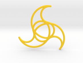 Trispiralina in Yellow Smooth Versatile Plastic