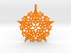 Martinsell Hill CC Pendant in Orange Smooth Versatile Plastic