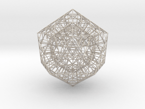 Sierpinski Icosahedral Prism in Platinum
