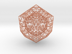Sierpinski Icosahedral Prism in Natural Copper