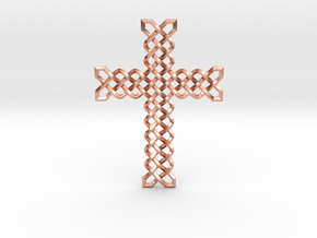 Knots Cross in Natural Copper