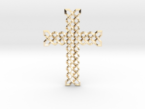 Knots Cross in Vermeil