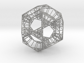 Sierpinski Dodecahedral Prism in Aluminum