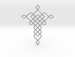 Crossy Pendant in Aluminum
