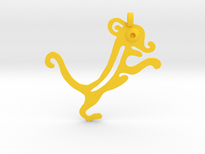 Animal Pendant in Yellow Smooth Versatile Plastic