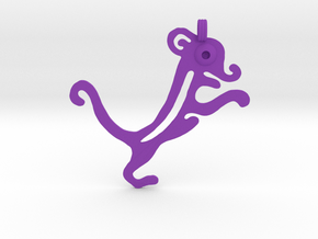 Animal Pendant in Purple Smooth Versatile Plastic