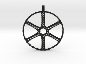 Wheel in Black Smooth Versatile Plastic