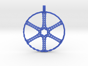 Wheel in Blue Smooth Versatile Plastic