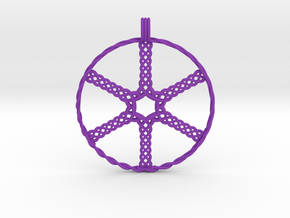 Wheel in Purple Smooth Versatile Plastic