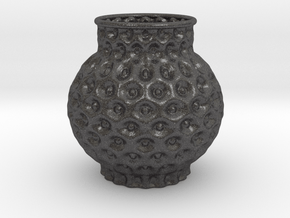 Vase 2017 in Dark Gray PA12 Glass Beads