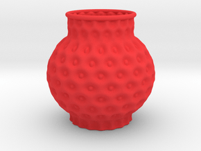 Vase 2017 in Red Smooth Versatile Plastic