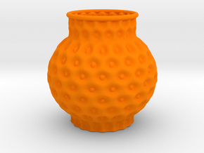 Vase 2017 in Orange Smooth Versatile Plastic