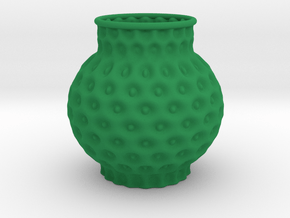 Vase 2017 in Green Smooth Versatile Plastic