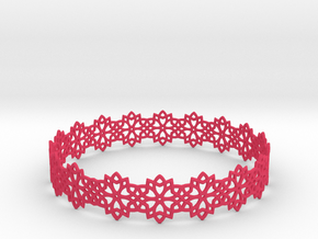 Bracelet in Pink Smooth Versatile Plastic