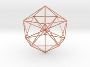 Icosahedral Pyramid in Natural Copper