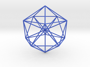 Icosahedral Pyramid in Blue Smooth Versatile Plastic