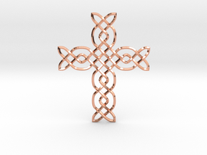 Cross in Polished Copper