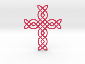 Cross in Pink Smooth Versatile Plastic
