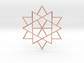 Harmonious Star in Natural Copper