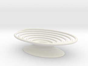 Spiral Soap Dish in PA11 (SLS)
