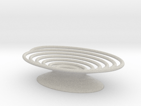 Spiral Soap Dish in Matte High Definition Full Color