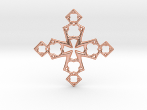 Cross in Natural Copper