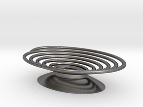 Spiral Soap Dish in Processed Stainless Steel 316L (BJT)