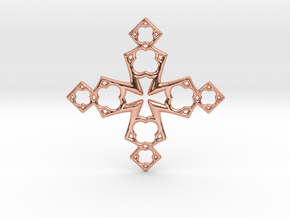Cross in Polished Copper