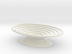 Spiral Soap Dish in Smooth Full Color Nylon 12 (MJF)