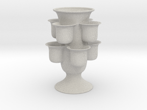 Vertical Garden Vase in Matte High Definition Full Color