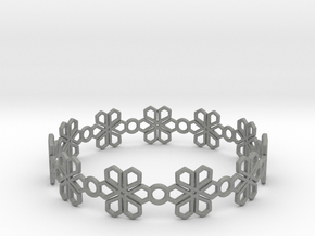 Bracelet in Gray PA12 Glass Beads