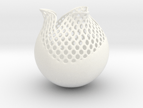 Vase TLP1211 in White Smooth Versatile Plastic