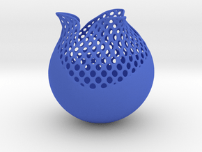 Vase TLP1211 in Blue Smooth Versatile Plastic