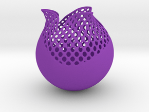Vase TLP1211 in Purple Smooth Versatile Plastic