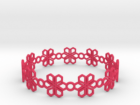 Bracelet in Pink Smooth Versatile Plastic
