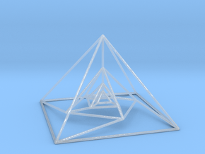 Nested Pyramids Rotated in Accura 60
