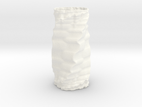 ASB Vase in White Smooth Versatile Plastic