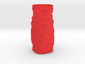 ASB Vase in Red Smooth Versatile Plastic