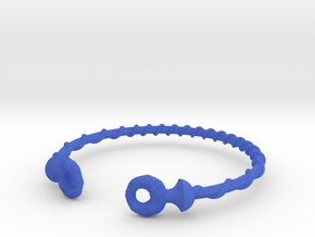 Torque Bracelet in Blue Smooth Versatile Plastic
