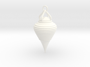 Pendulum in White Smooth Versatile Plastic