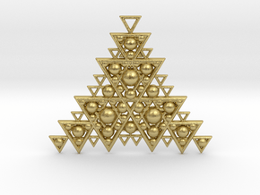Pendant in Natural Brass
