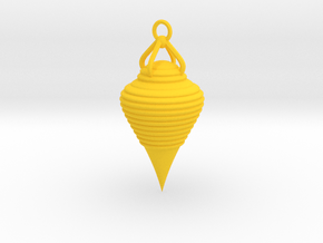 Pendulum in Yellow Smooth Versatile Plastic