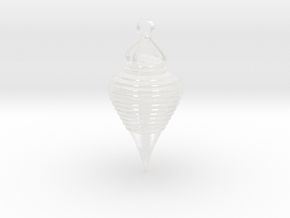 Pendulum in Clear Ultra Fine Detail Plastic
