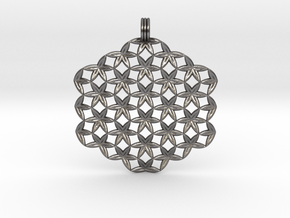 Flowers Pendant in Processed Stainless Steel 17-4PH (BJT)