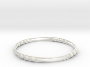 Bracelet in White Natural TPE (SLS)