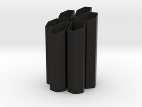 Penholder in Black Smooth Versatile Plastic
