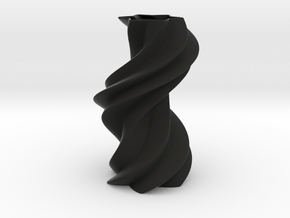 Vase 1422S Redux in Black Smooth Versatile Plastic