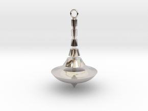 Pendulum in Rhodium Plated Brass