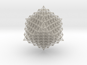 512 Tetrahedron Grid in Natural Sandstone